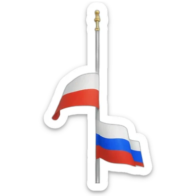 Russian flag Z sticker