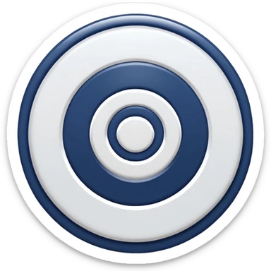 Make me the main colors of Bolton wanderes (white and navy blue) but do it like this ⚪️🔵 sticker