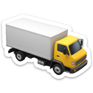 commute 3d truck sticker