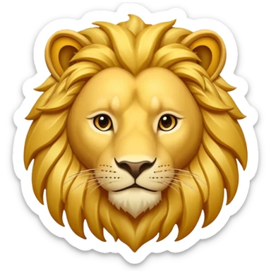 Aslan kafası üstünde gs yazsın sticker