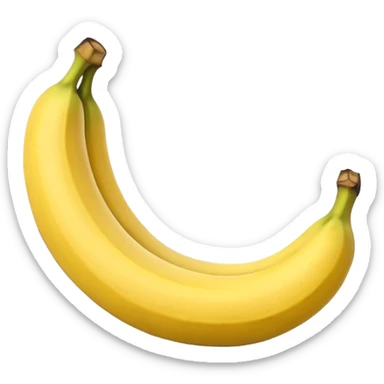 crea un emoji de un guineo sticker