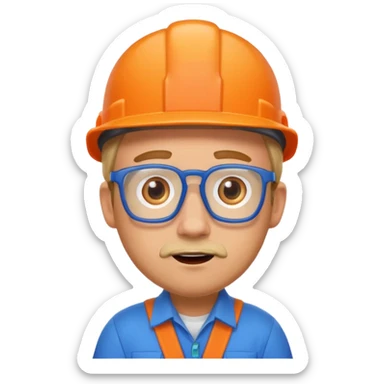 blippi pooping sticker