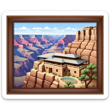 Grand Canyon National Park lodge  sticker
