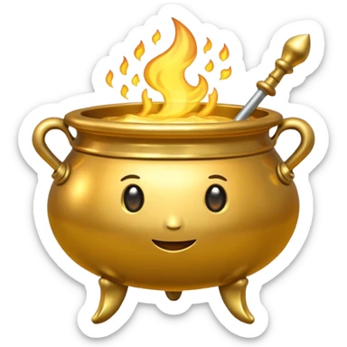 golden Cauldron sticker