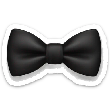 black bowtie sticker