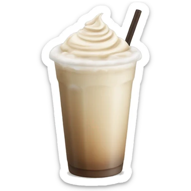 iced white mocha drink sticker