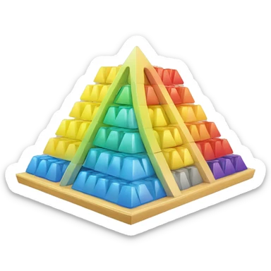 pyramid sorter toy sticker