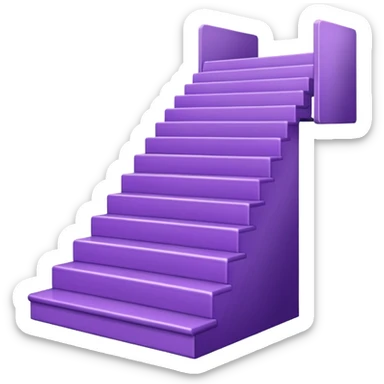 42-foot purple steps in floor map way to wardrobe sticker