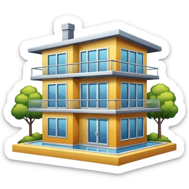 House made from the 2000s era sticker