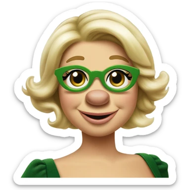 Miss Piggy & Kermit the Frog sticker