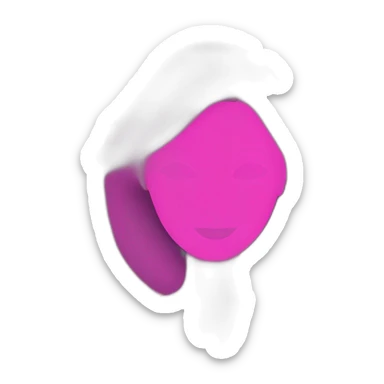 Barbie logo silhouette sticker