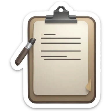 Aesthetic report icon sticker