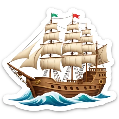 ￼The Going Merry iconic Ship From One Piece  sticker