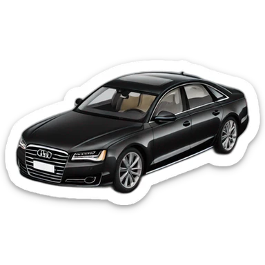 AUDI A8 55TFISI black sticker