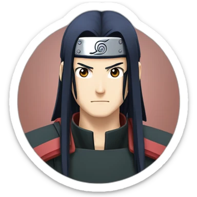 Hashirama senju naruto sticker