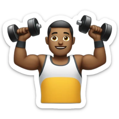 a software developer who is also an athlete and also lifts weights sticker