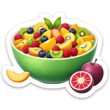 fruit salad bow sticker