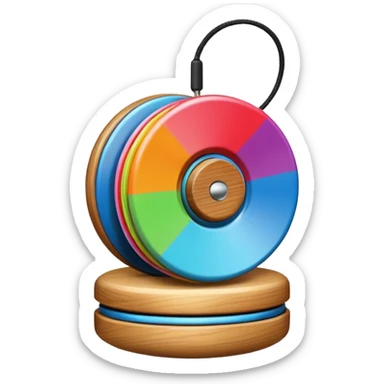 yo-yo toy implied spin sticker