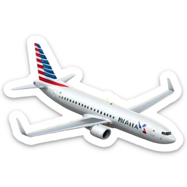Single American Airlines 737 Max 8 sticker