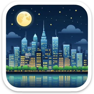 Nighttime sticker