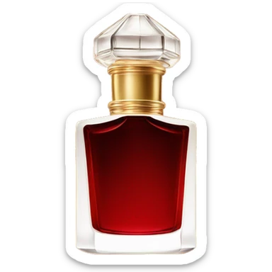 baccarat rouge perfume sticker