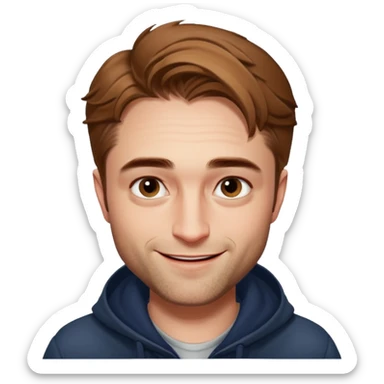 Robert Pattinson smile wamrly sticker