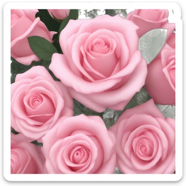 aesthetic pretty roses sticker