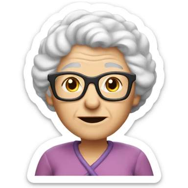 Turbo granny from DandaDan sticker