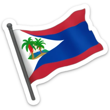 Drapeau Haïti sticker