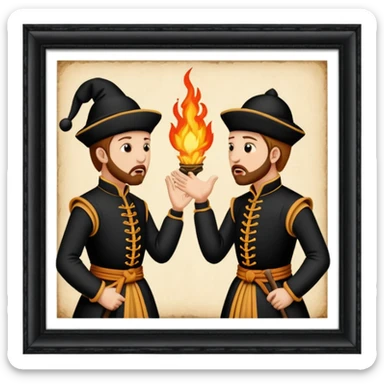 disagreements over architectural style) olden times 16th century sticker