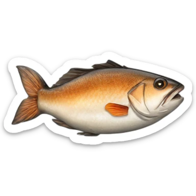 fish steak sticker
