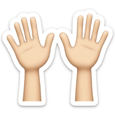 emoji going to take a picture shows square with hands sticker