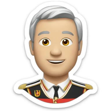 perron liege belgium sticker