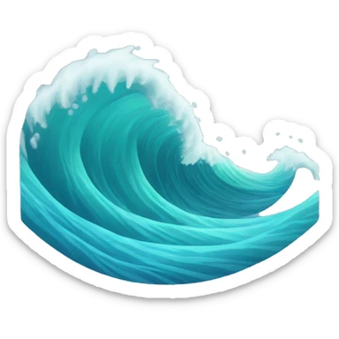 WAVES VIBRATING sticker