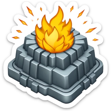 explosión de granada sticker