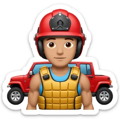 part man part jeep cherokee sticker