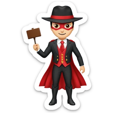 Diseña un zorro promocionando empresa sticker