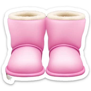 cute uggs with a pink ིྀ  sticker