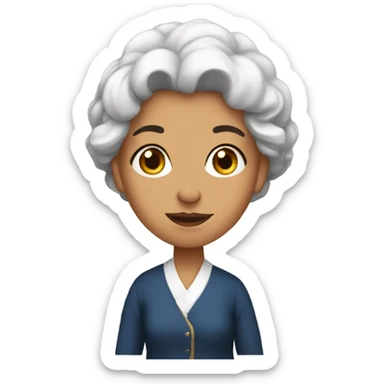 Georgian woman sticker