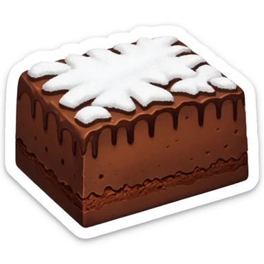 chec romanesc cu cacao de craciun sticker