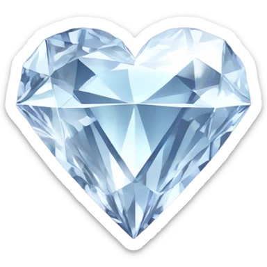 The Diamond Heart sticker
