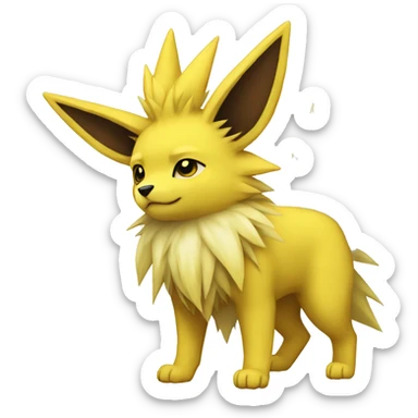 Jolteon full body sticker