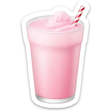pastel pink christmas  drink sticker