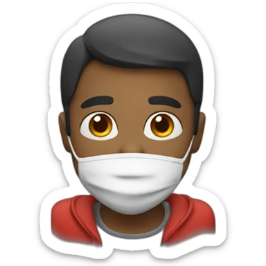 Persona bebiendo coca sticker