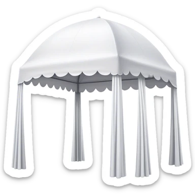 white canopy sticker