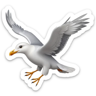 Seagull sticker
