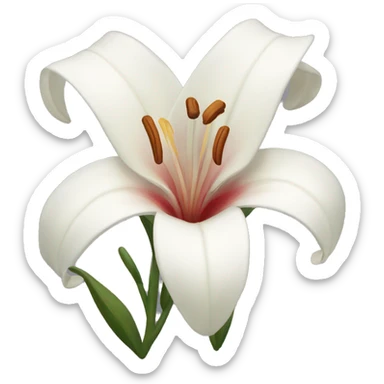 lillies sticker