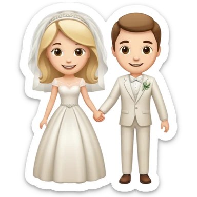 Newlyweds  sticker