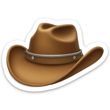 Cowboy hat sticker