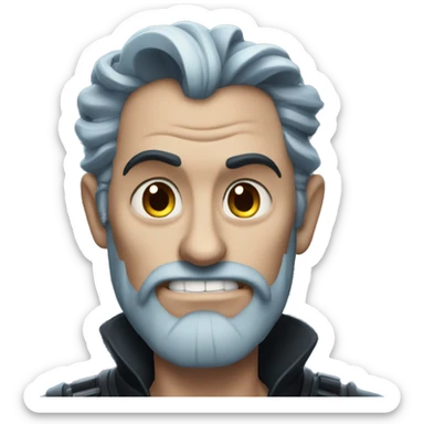 Hades de disney enfadado sticker